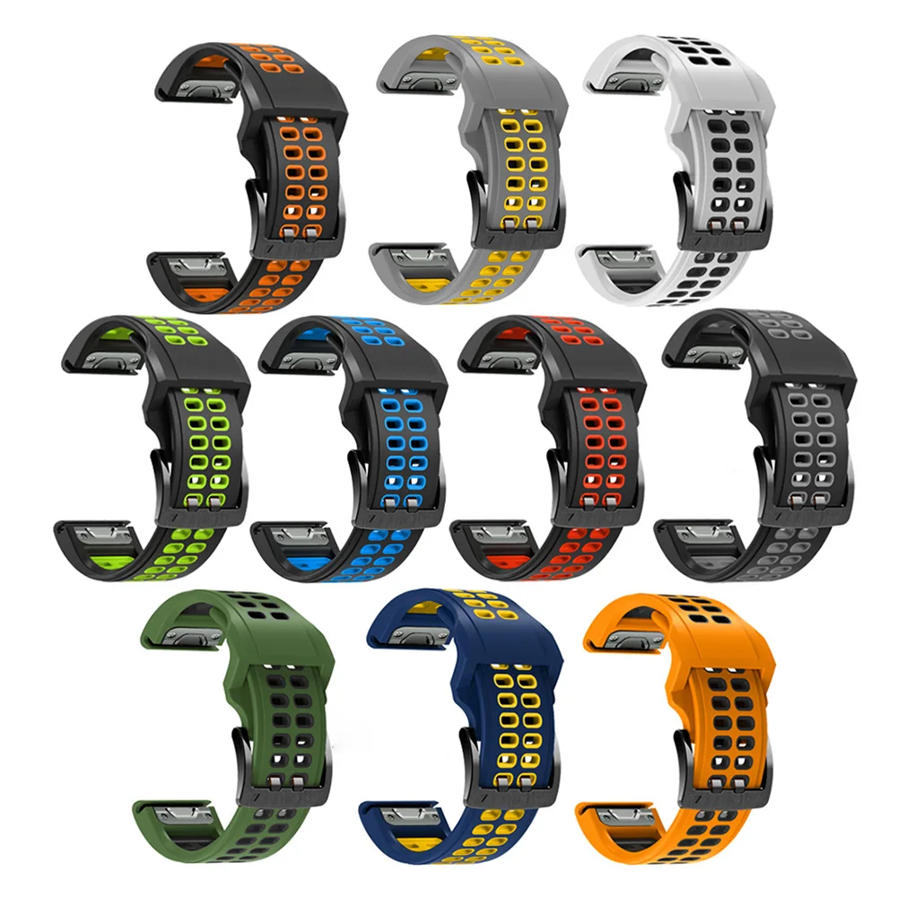 

Ремешок силиконовый для смарт-часов Garmin Fenix 7X/6X/5X 26 мм