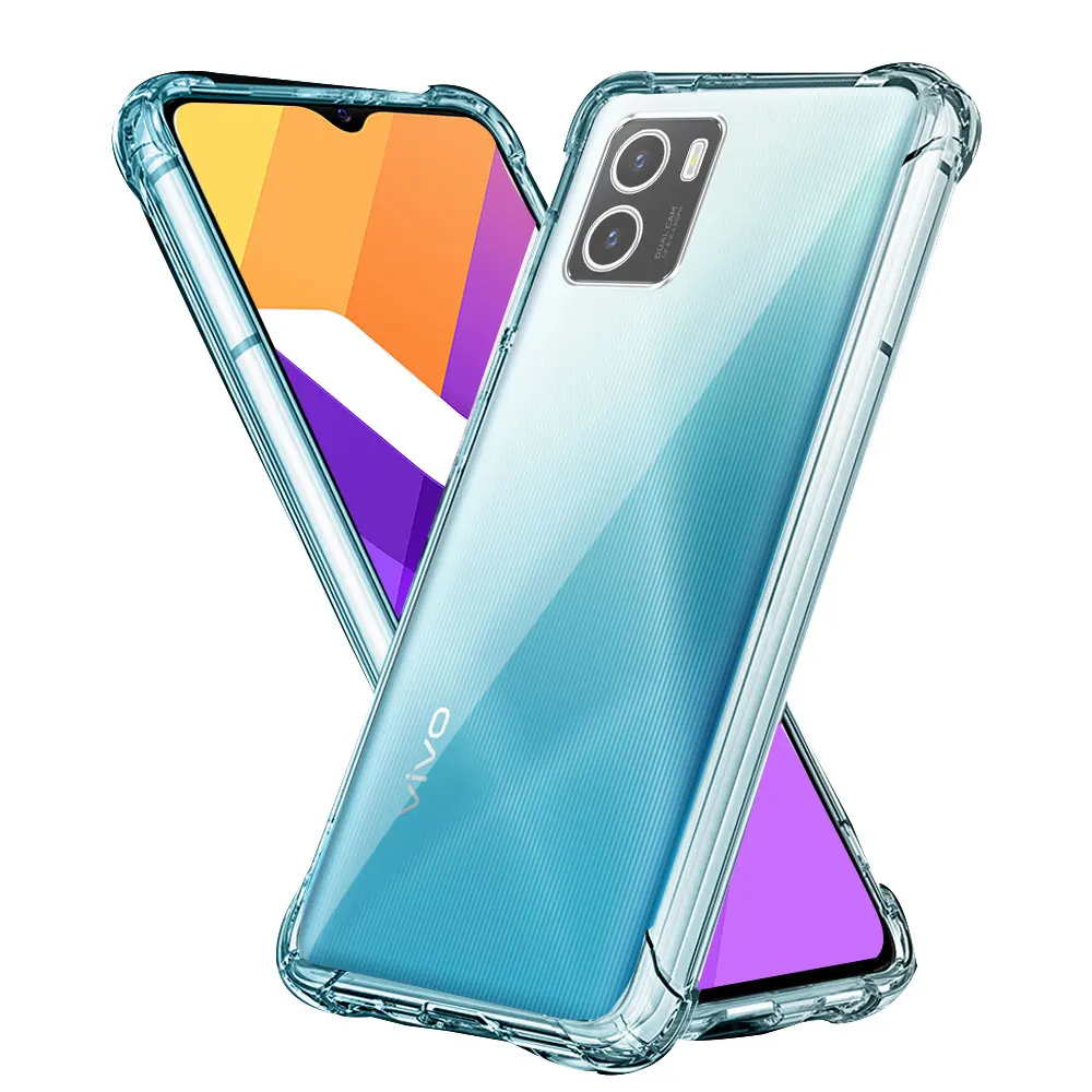 Для Vivo Y15S Y15A Y01 чехол модный мягкий силиконовый прозрачный противоударный для
