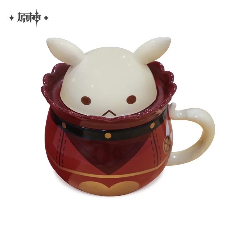 

Genshin Impact Klee Jumpy Dumpty Bomb Mug Ceramic Cute Cartoon Klee Bouncing Bomb Cup 2022 DIY Genshin Impact Milk Mugs Kid Gift