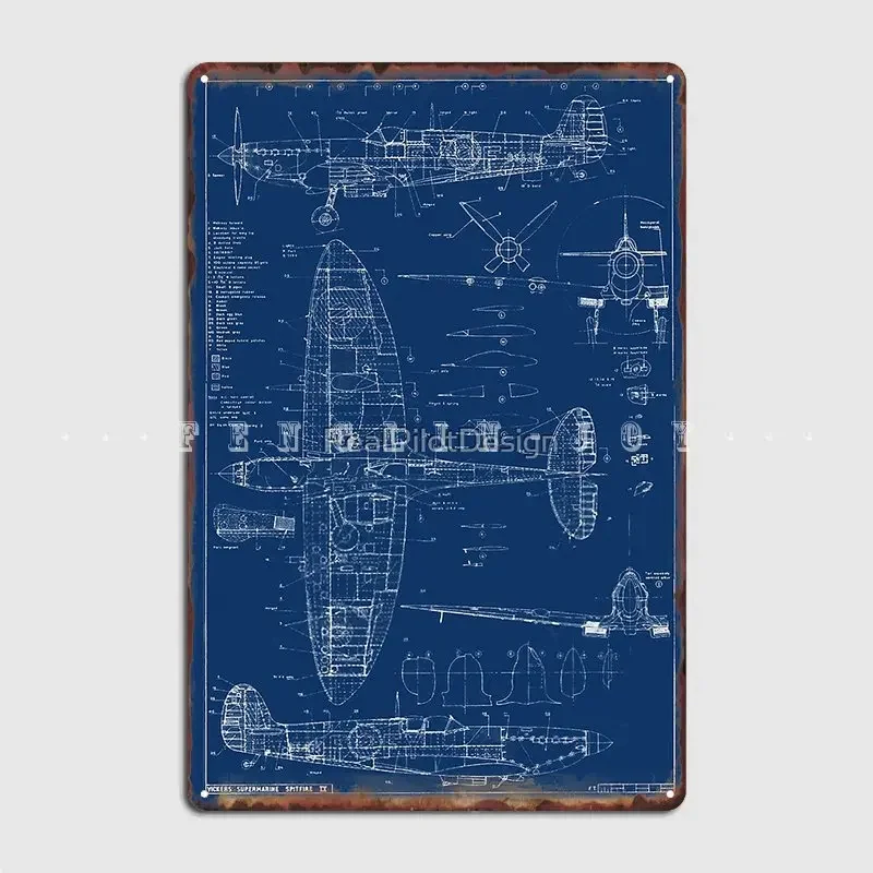 Суперморской спитфайер схема времен Второй мировой войны радар истребитель