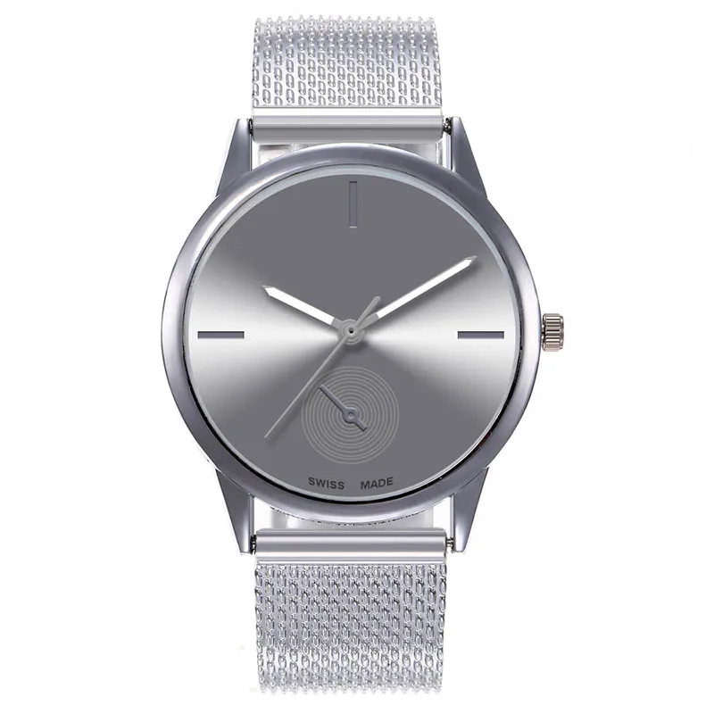 New Hot Selling Casual Simple Scale Dial for Women's Quartz Mesh Band Watch Girlfriend Temperament Gift