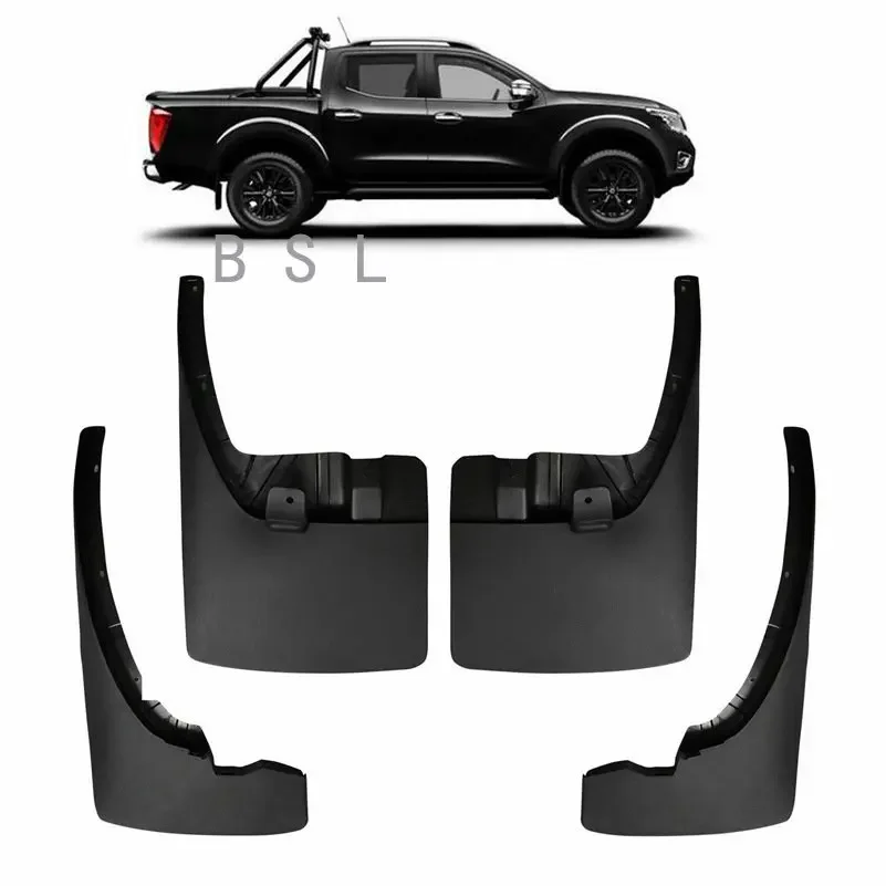 Брызговики передние и задние для Nissan NP300 Navara 2015 2016 2017 2018 (D23)