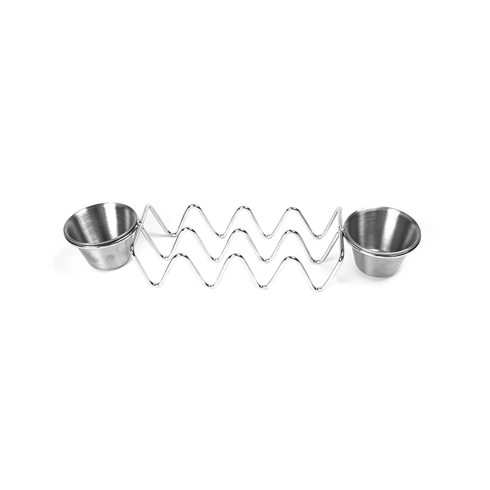 

Mexican pancake rack W-type 304 pancake rack taco pancake rack kitchen restaurant tacoholder rack