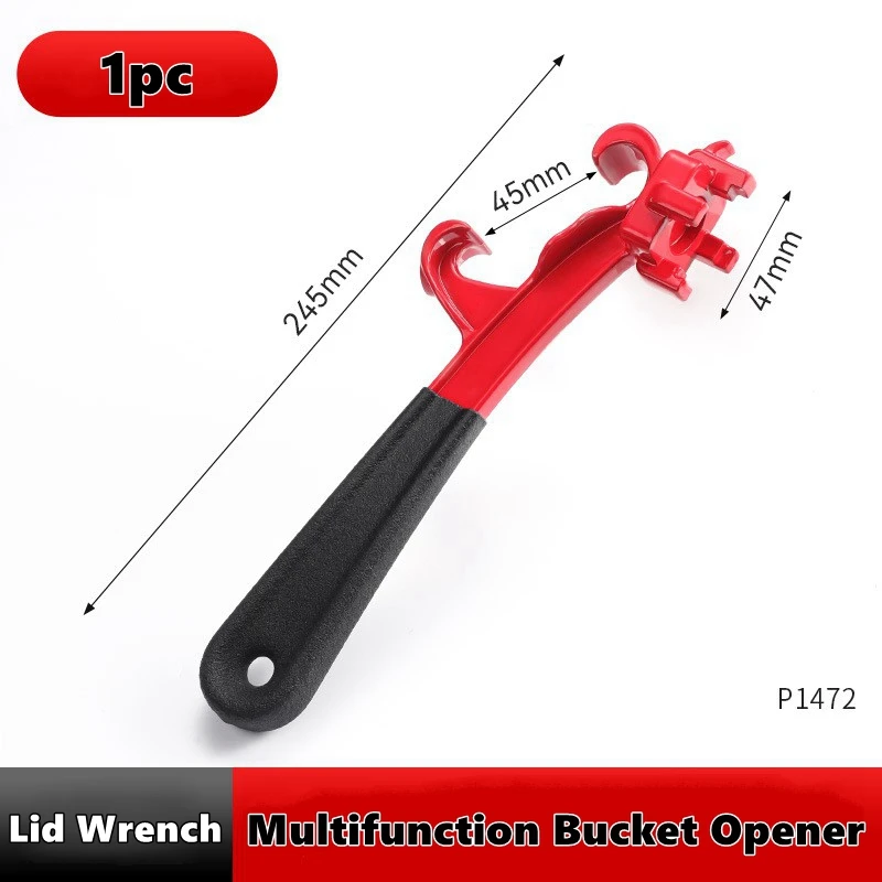 

Многофункциональный ключ для открывания крышек бочек Bucket Open Wrench