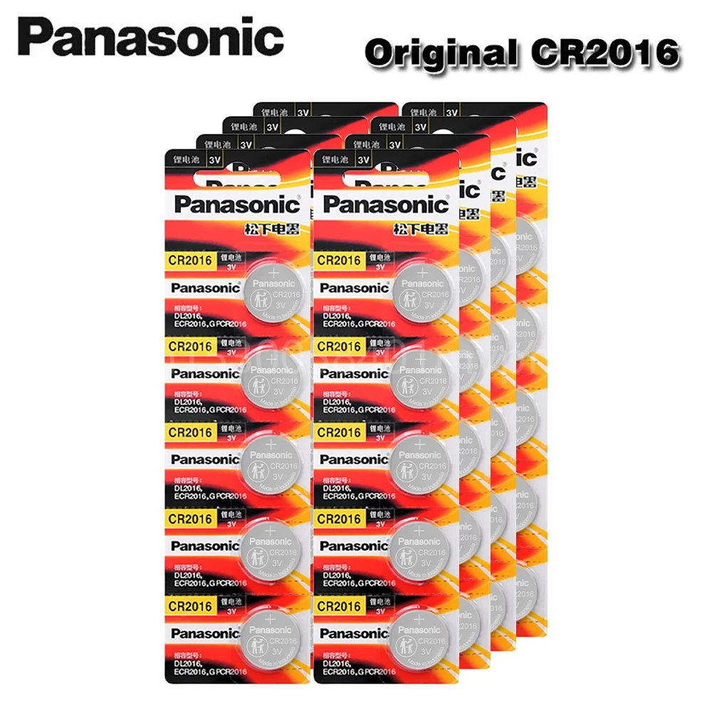 Orijinal PANASONIC CR2016 saatler 3 V pil düğmesi Po lityum pil kontrol oyuncak araba pil oyuncak için ücretsiz kargo
