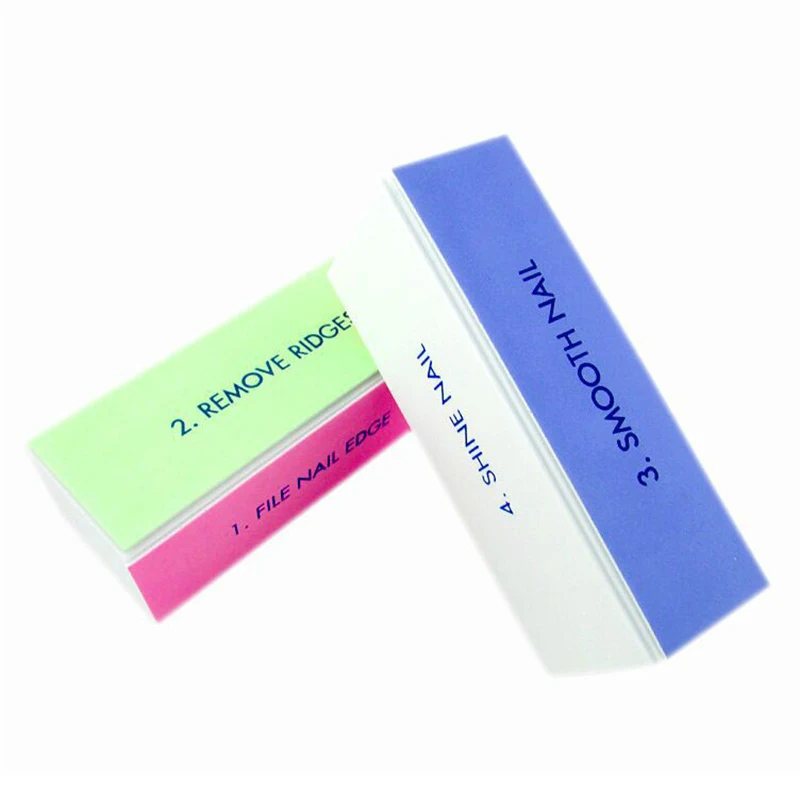 

5 X Nail Art Tips 4-Way Buffer Buffing Sanding Block Files Manicure Tool