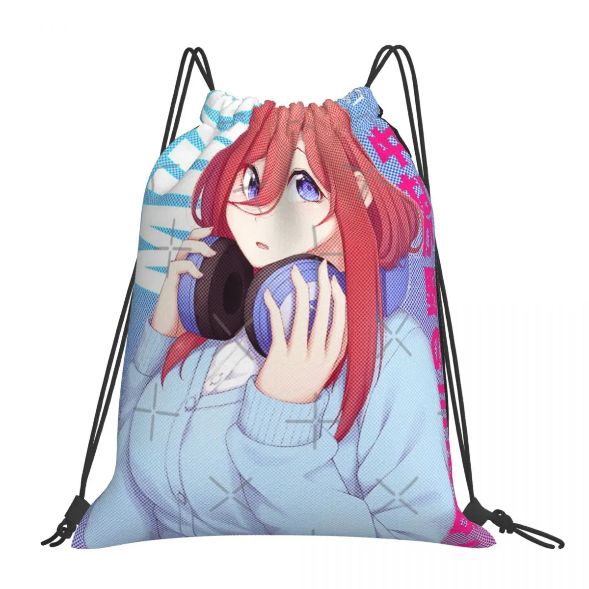 

Miku Nakano Waifu Сумки на шнурке, рюкзаки, сумки на заказ, сумки для женщин, сумка, рюкзак на шнурке