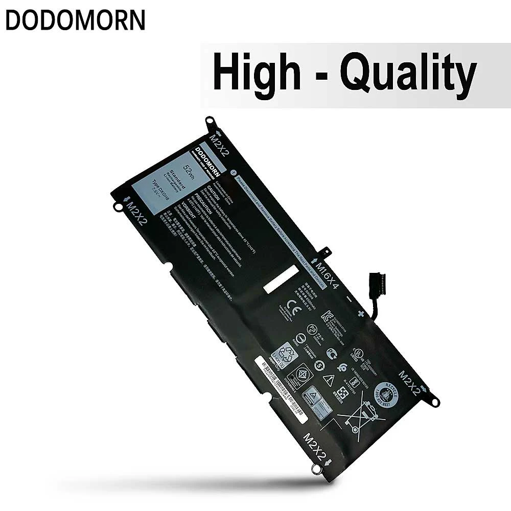 Новый аккумулятор DODOMORN DXGH8 для Dell XPS 13 9380 9370 7390 Inspiron 2-в-1 7490 G8VCF H754V 0H754V P82G 52WH