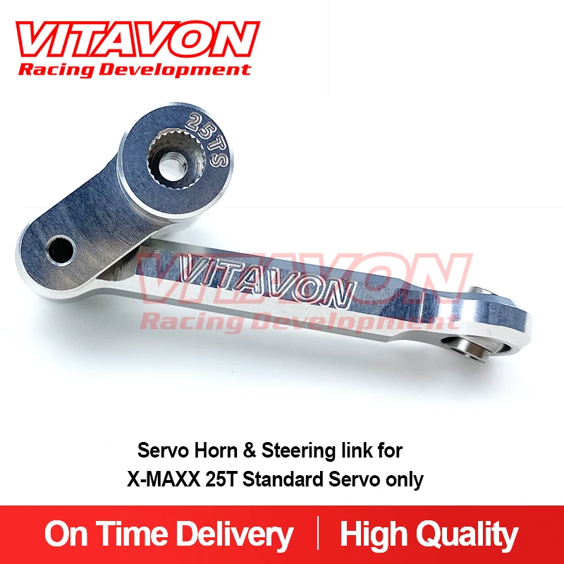 

VITAVON ALU7075 Servo Horn & Steering link for X-MAXX and X-MAXX 8S,fits 25T Standard Servo only
