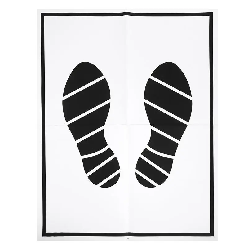 

50 шт., одноразовые бумажные коврики для ног