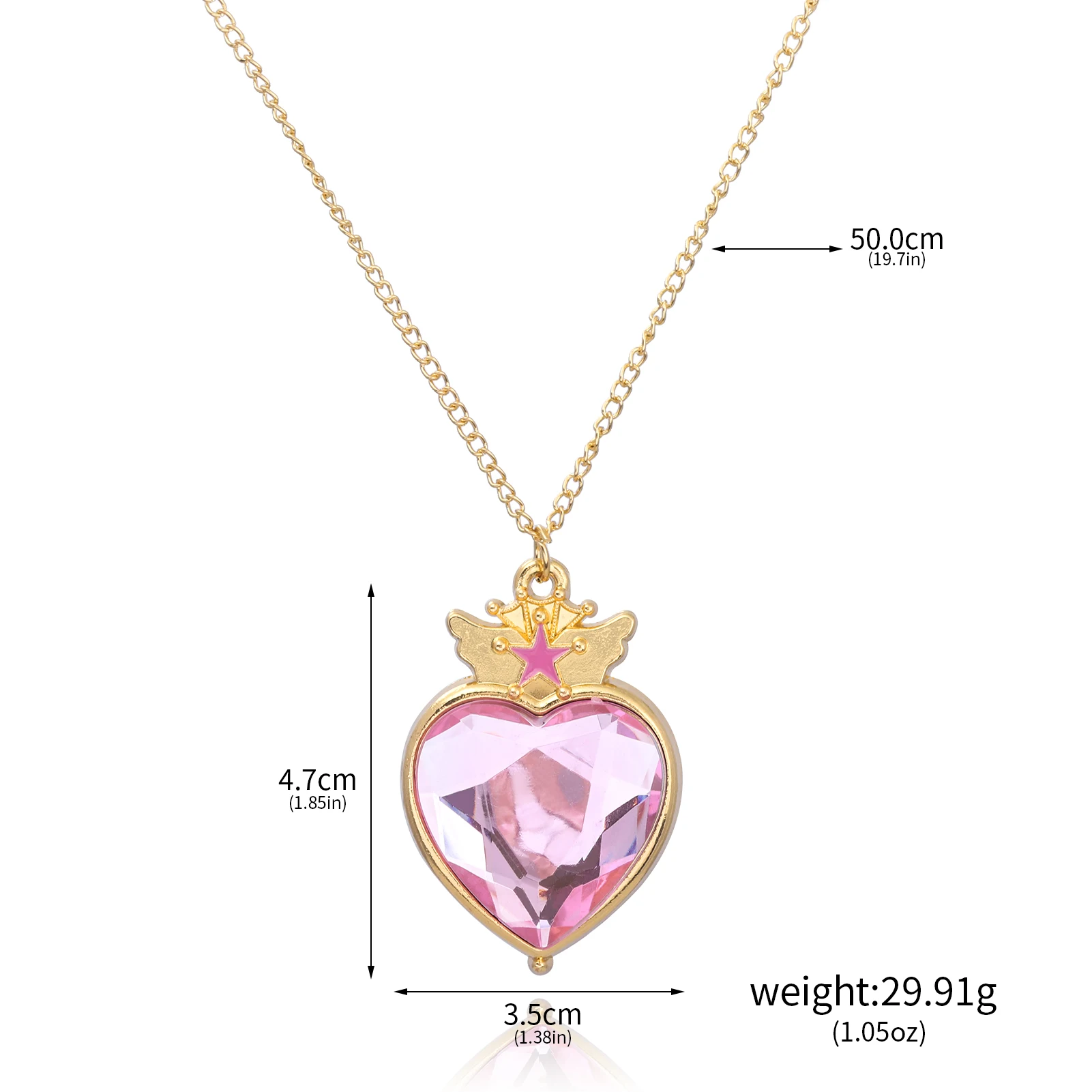 Аниме Нимфа Сейлор Мультфильм Персонаж Кулон Ожерелье Унисекс Мода Цинковый