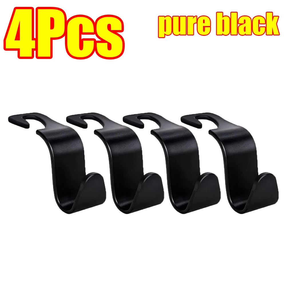 

1-30 шт. крючок для подголовника автомобильного сиденья, многоцелевой черный текстура из углеродного волокна, спинка автомобильного сиденья, многофункциональные крючки для бортовой панели