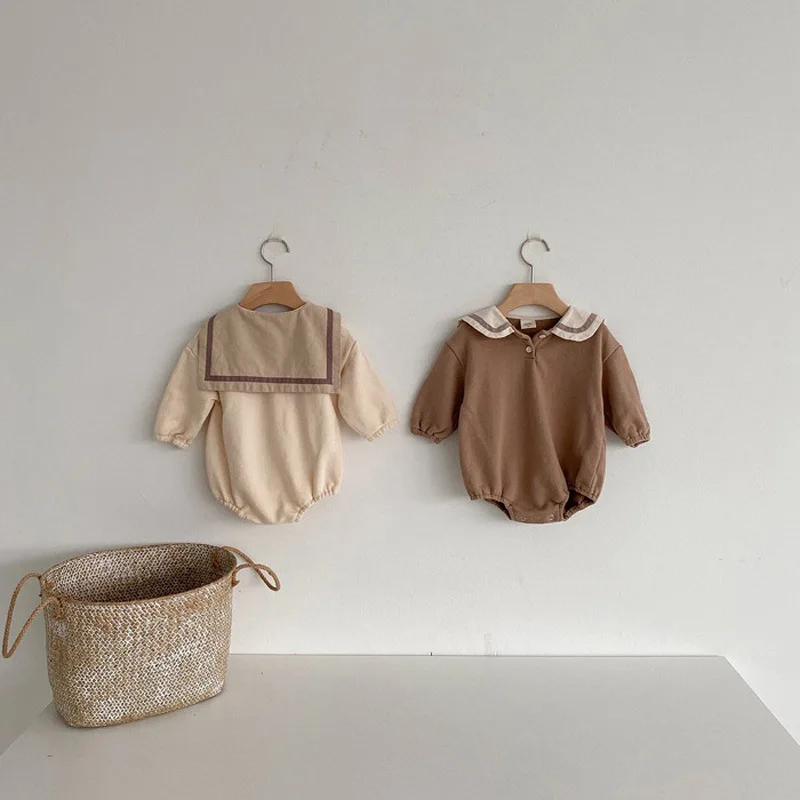Freely Move Fashion Baby Girls Romper Cotton Long Sleeve Ruffles Baby Rompers Infant Playsuit Jumpsuits Cute Newborn Clothes