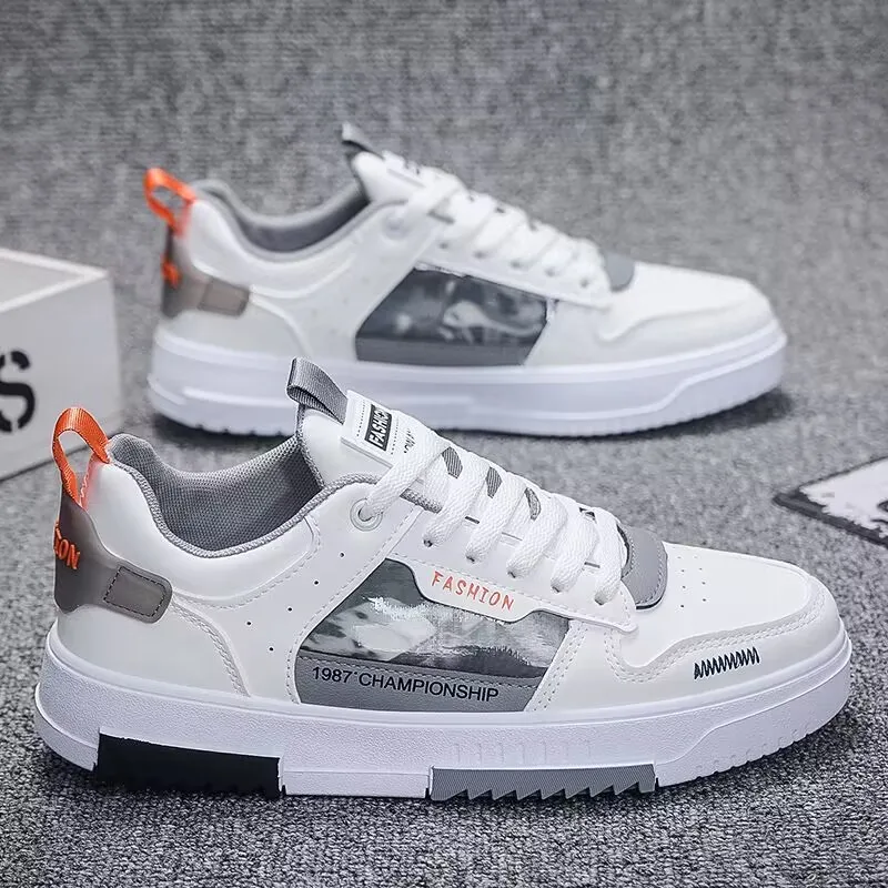 

New Spring Autumn Men Shoes Casual Outdoor Running Male Sneakers Leather Loafers Platform Fashion Luxury Student Tennis Trainers