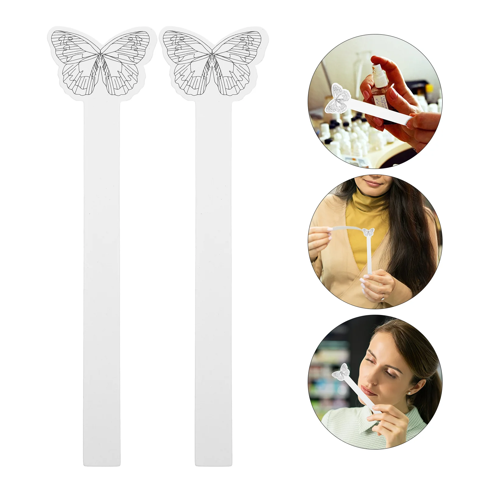 

Perfume Strips Paper Blotter Essential Oil Test Tester Fragrance Aromatherapy Testing Smelling Scent Sample