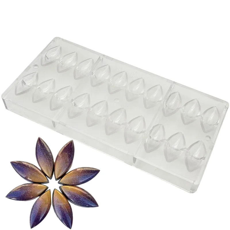 

Goldbaking Olives Chocolate Mold Polycarbonate Chocolate Bonbon DIY Moulds Rugby American Football Shape Candy Making Tool