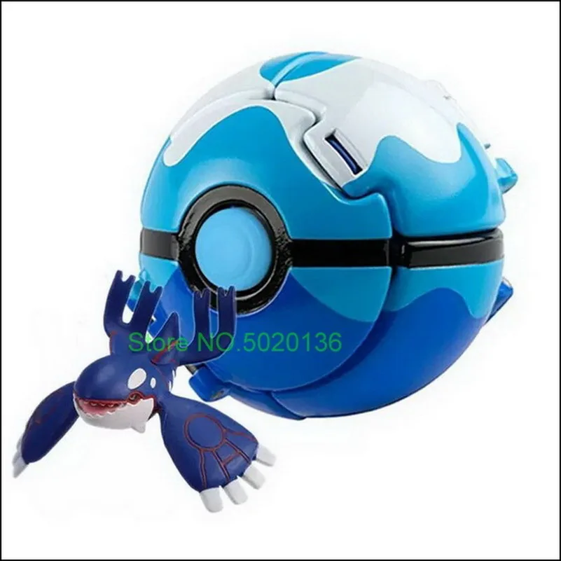 Фото Pokeball 7 см Фигурка покемона 3 4 см Покемон Игра Go Ball Аниме Экшн Пикачу Чармандер Сквиртл Бульбазавр Иви Роулет Статуя №5