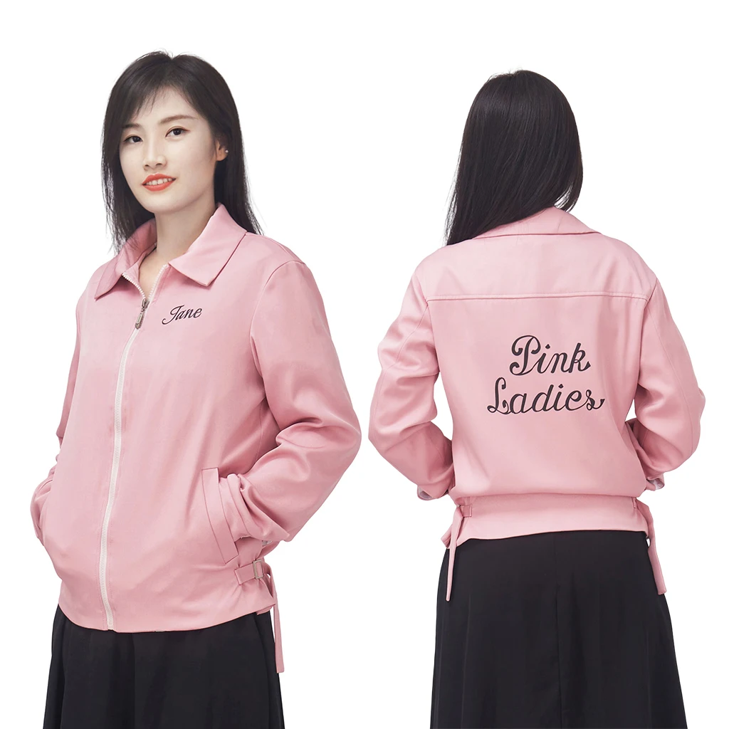 

Женский костюм для косплея Джейн Нэнси «Rise Of The Pink», розовое пальто для косплея Оливии Cynthia, Женская куртка на молнии, наряды на Хэллоуин