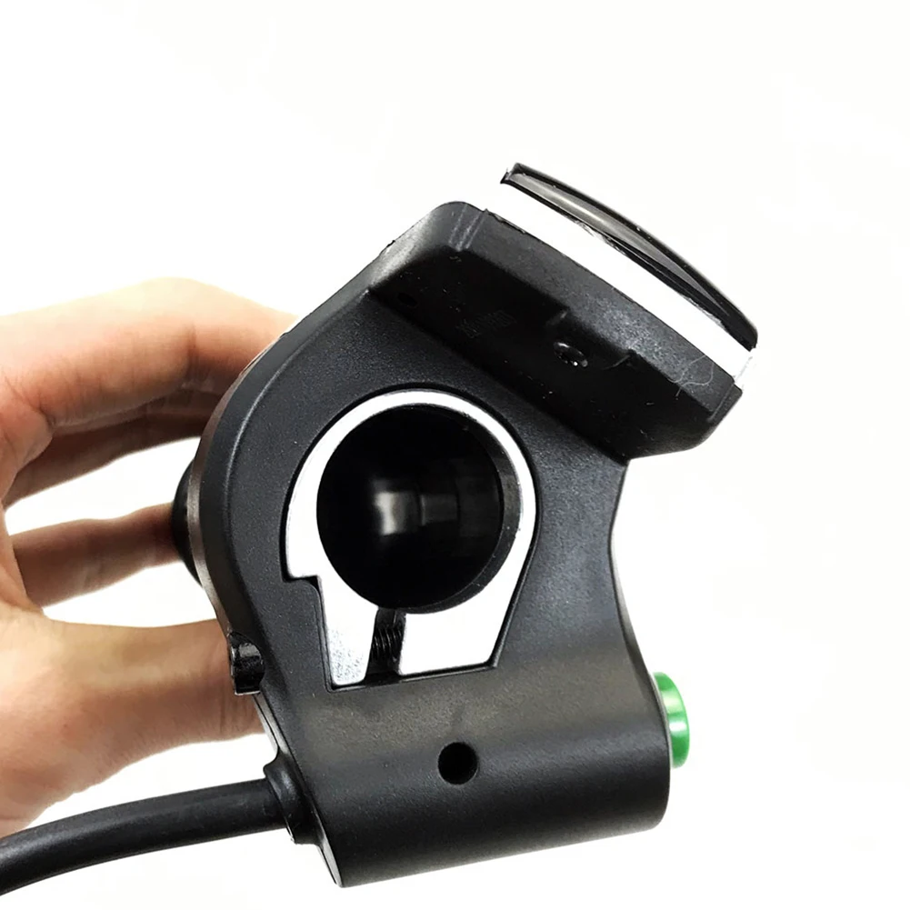 

Throttle Handle Soft Rubber Handle Electric Bicycle Throttle Grip with LCD Display and 6 Wires for 36V Battery