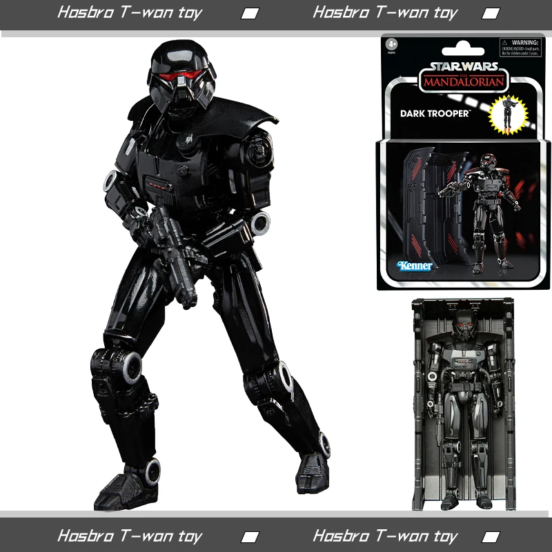 

Hasbro Star Wars The Vintage Collection Dark Trooper Toy 3.75 Inch Scale(10Cm) The Mandalorian Collectible Action Figure F5895