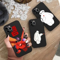baymax big hero 6 phone case for iphone 13 12 11 pro mini xs max 8 7 plus x se 2020 xr silicone soft cover