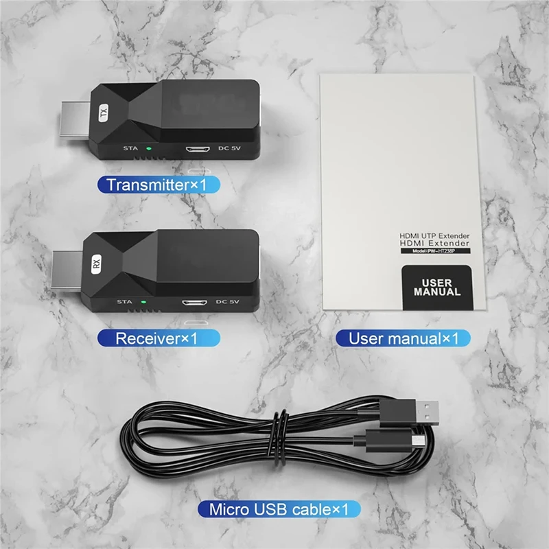 50M HD Over IP Network Extender 1080P HD-передатчик от RJ45 CAT5e CAT6 LAN Extensor, как HD-сплиттер Поддержка POE для ПК (art.: 3920ca8b77f1b) - 3920ca8b77f1b