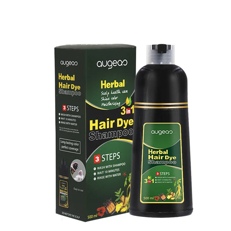 Dye Shampoo For Cover Gray White Hair