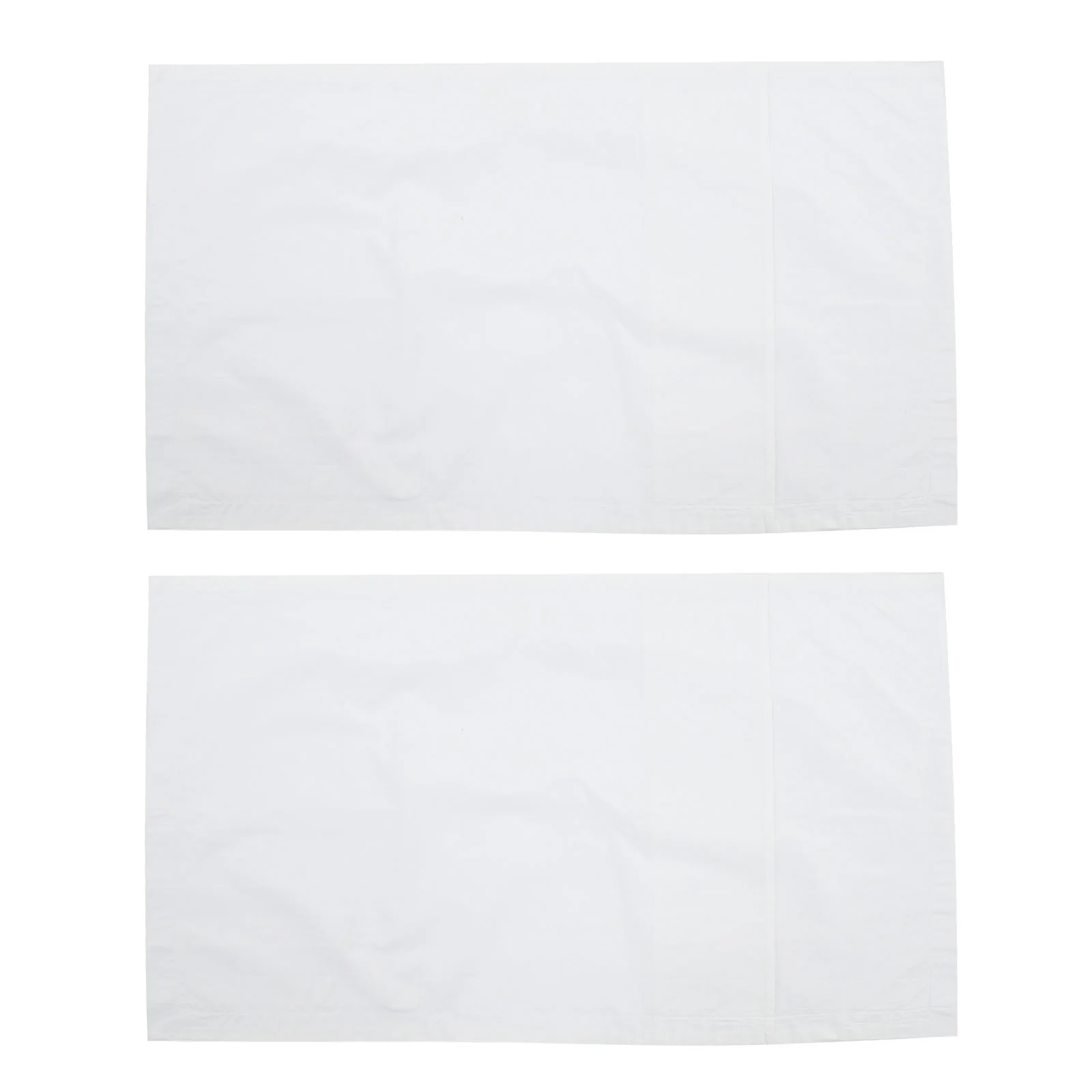 

2 Pcs White Pillow Case Protector Bedding Super Soft Hotel Pillowcase Cotton Cover Sofa Pillows