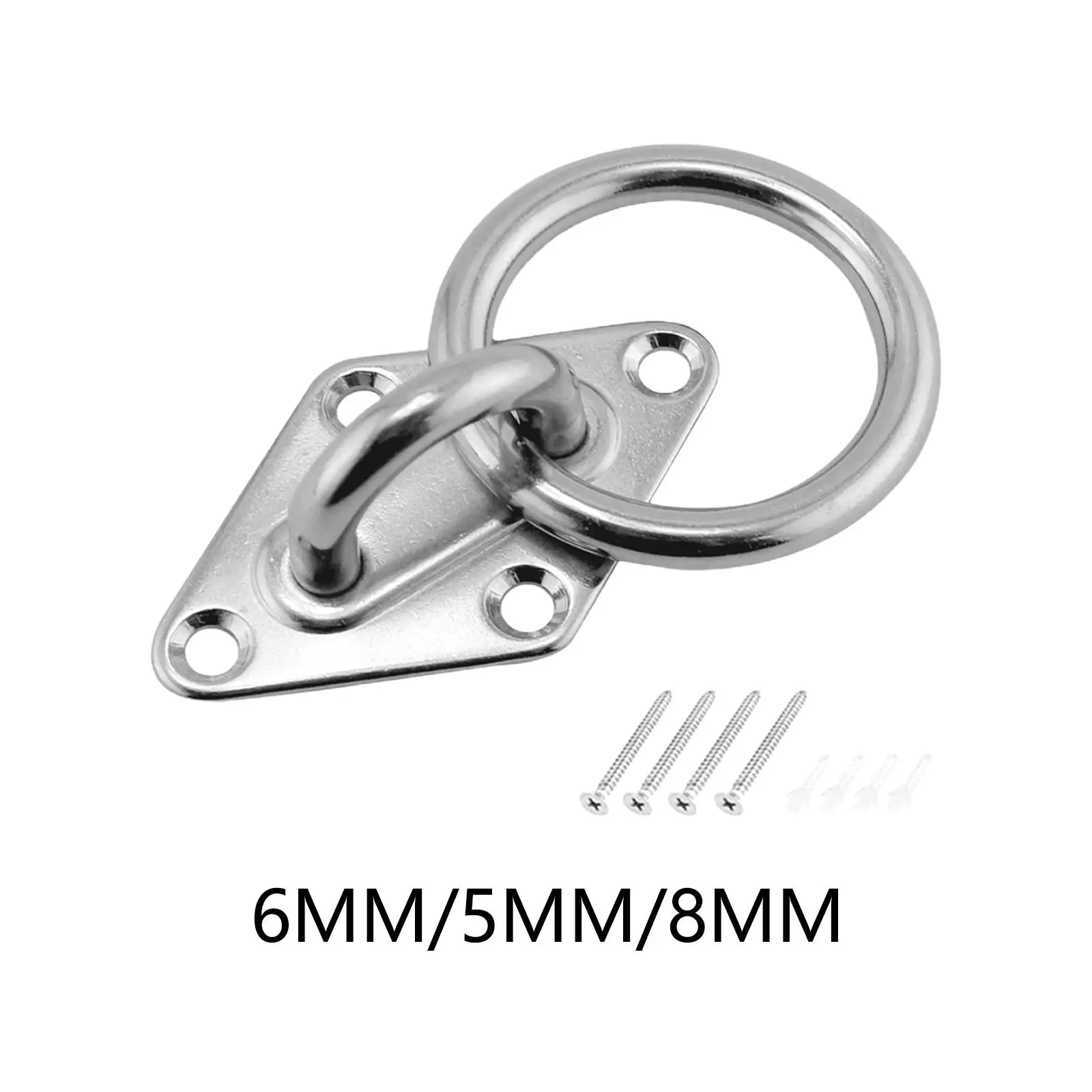 

Eye Plate with Hook Hanging Kit for Marine Deck Hardware Training Straps