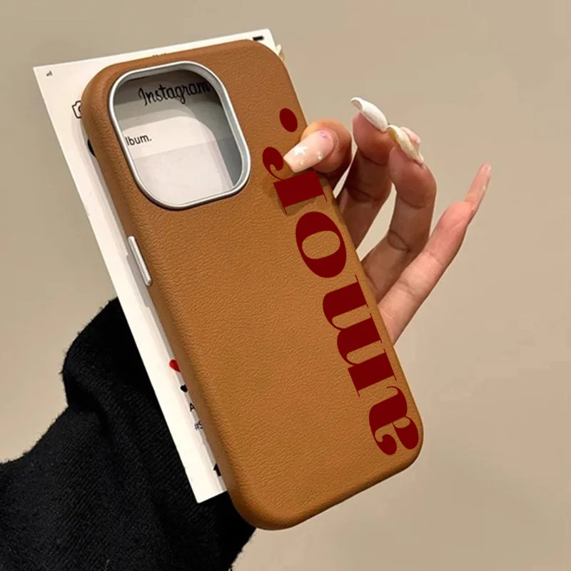 Фото Красный чехол для телефона с художественным узором личи для iPhone 17 16 Pro Max Air 15 14 13 12 11 XS X XR 7 8 Plus 16e SE Soft Cover №2