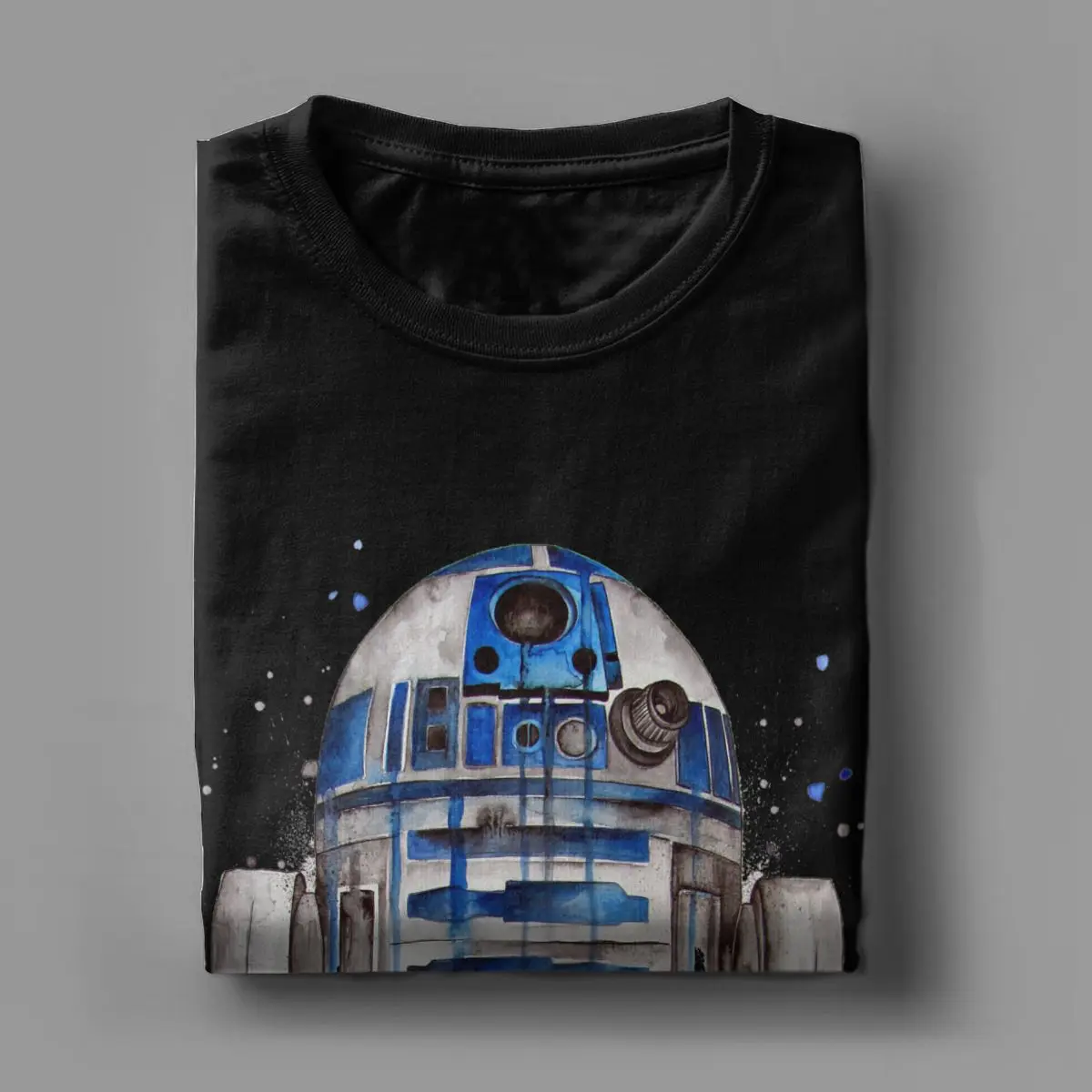 Мужская футболка с коротким рукавом и круглым вырезом из натурального хлопка |