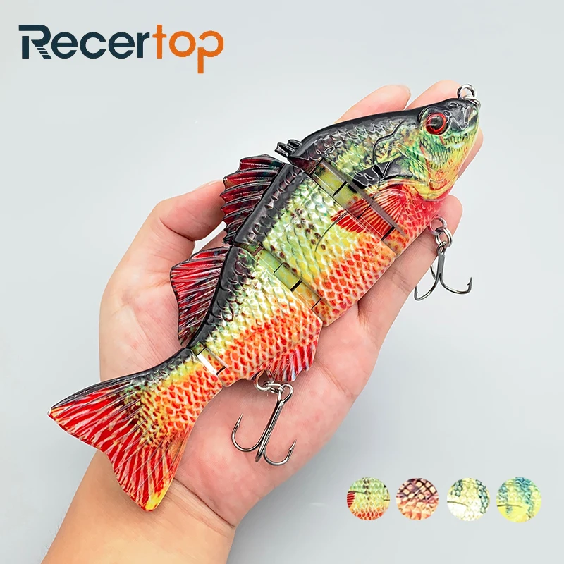 

Recertop 87,5 г/18 см морская приманка для плавания большая приманка 4 сегментная жесткая приманка искусственная Рыбная кожа искусственные рыболо...