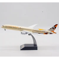 1200 scale diecast alloy etihad airways airlines boeing b787 10 model airplane aircraft plane with base collection display