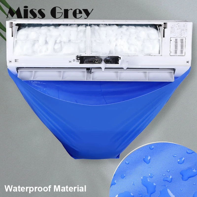 

Split Air Conditioning Cleaning Waterproof Cover Bag Dust Washing Clean Protector Bag Wall Mounted Air Conditioning Service Bag