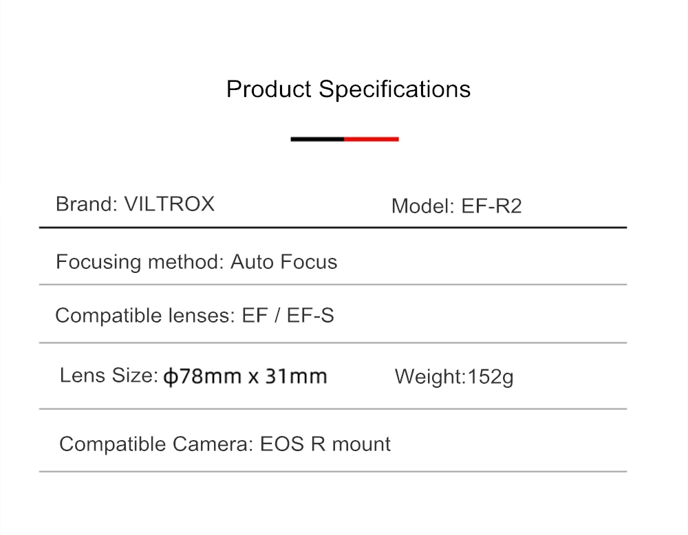 Viltrox EF-R2 EF-EOS R Lens Adapter with Customized Control Ring Auto Focus Full Frame for Canon EF Lens to Canon R Mount R3 R5 enlarge