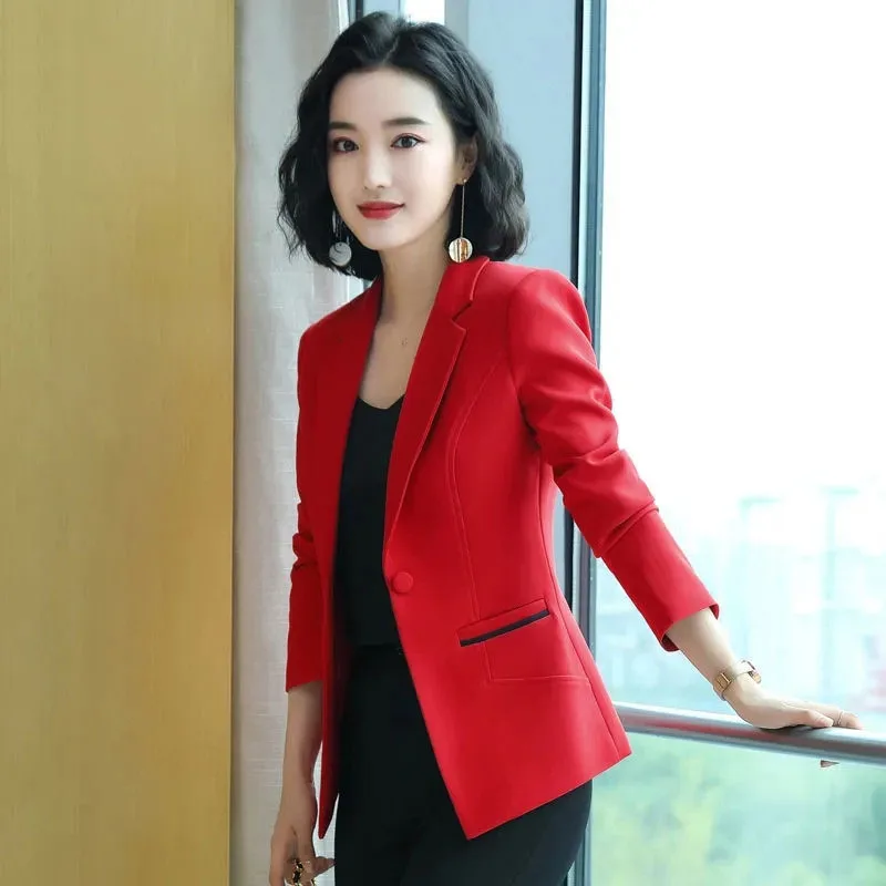 

Женский блейзер в стиле ретро, повседневный жакет, деловая одежда, весна-осень 2023