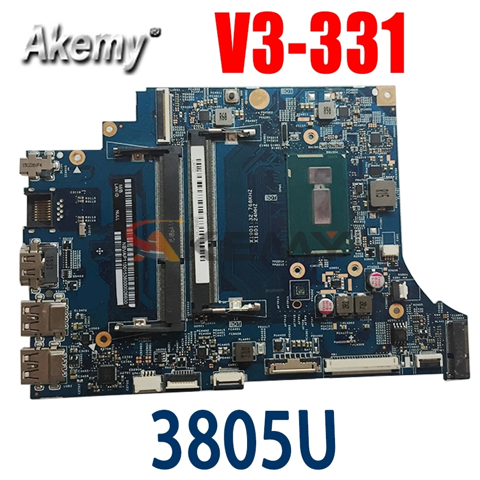 

Материнская плата Akemy для ноутбука ACER Aspire V3-331 Pentium 3805U, материнская плата 13334-1 SR210 DDR3