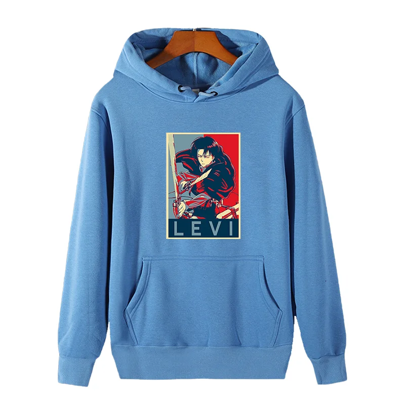 Anime Manga Attack On Titan fleece hoodie fashion graphic Hooded sweatshirts essentials hoodie winter thick sweater hoodie