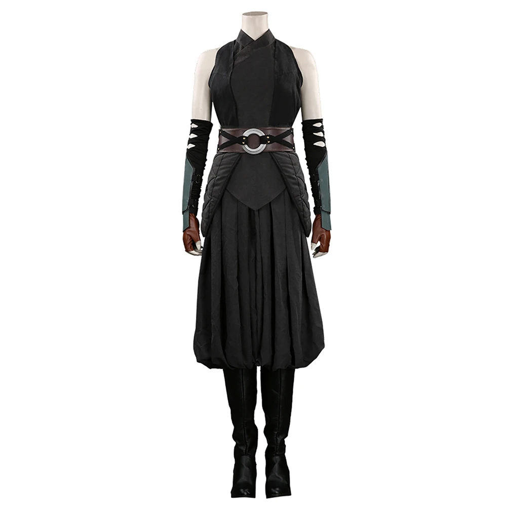 Головной убор для косплея асоки на Хэллоуин Женский костюм с топом юбкой и поясом