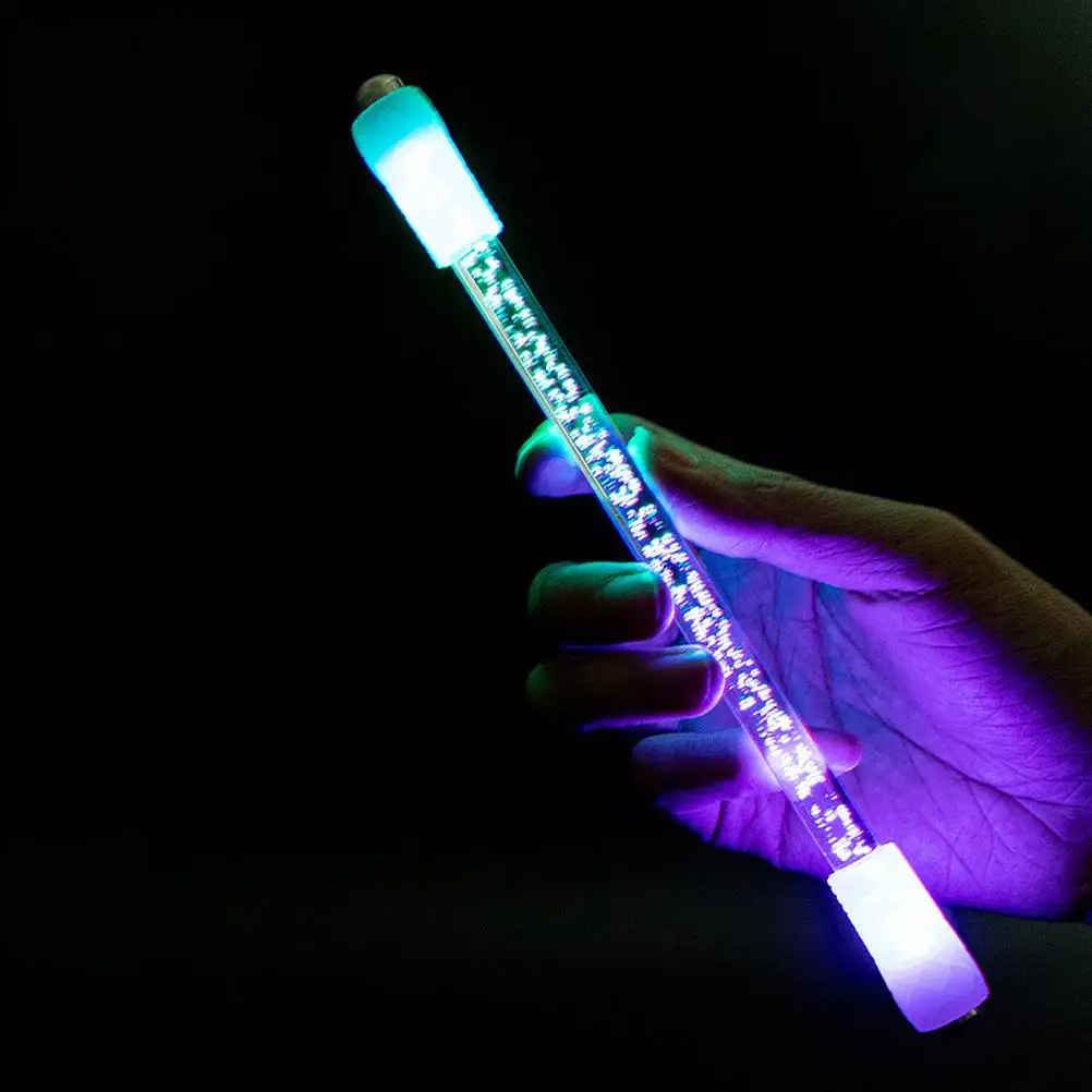 

Fingertip Rotating Spinner Gyro Toy Pen Led Anti Stress Kinetic Desk Toy Rotating Pencils Stress Reliever For Student Gift New