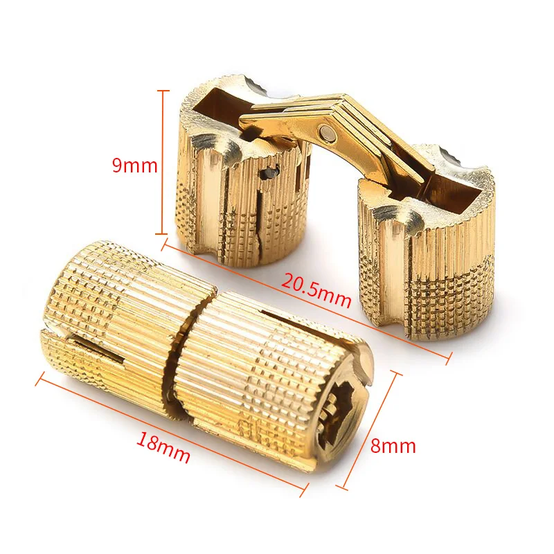 

Мебельные петли латунные NAIERDI 8-12 мм