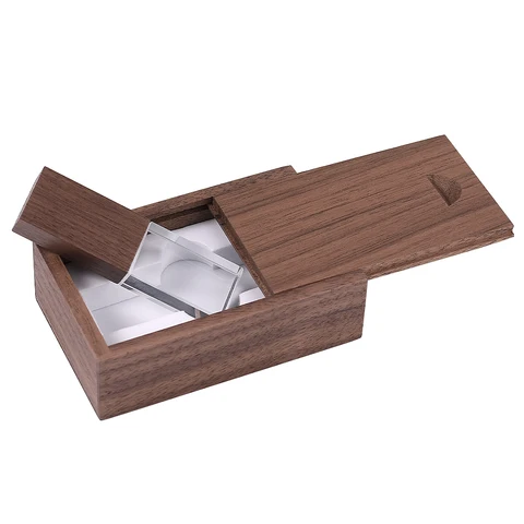 JASTER Деревянный USB-накопитель 64 ГБ Высокоскоростной флэш-накопитель 32 ГБ Кристалл Деревянный флэш-накопитель 16 ГБ Флешка Свадебные подарки 8 ГБ U-диск