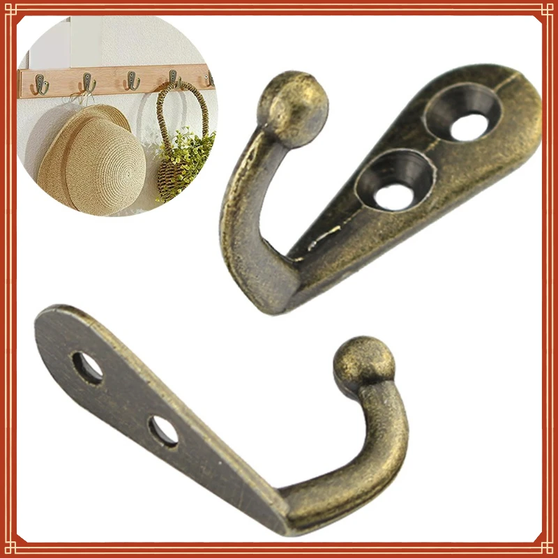 

10/20pcs Wall Mounted Hook Single Robe Coat Hat Holder Key Hanger With 40 Pieces Screws Home Storage Hook Organize