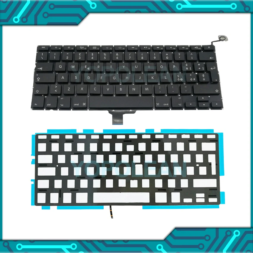 

5 Sets New Laptop Italian Italy Standard For Macbook Pro 13" A1278 Keyboard Replacement 2009-2012 years