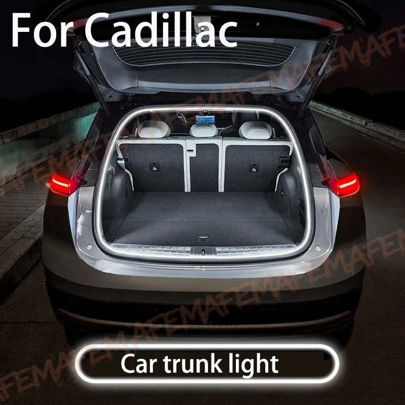 Фото Для Cadillac ATS, BLS, CT4, CT5, CT6, CTS, Escalade, XTS, XT5, SRX: Подсветка багажника автомобиля, модификация освещения багажника, декоративные автомобильные светильники №1