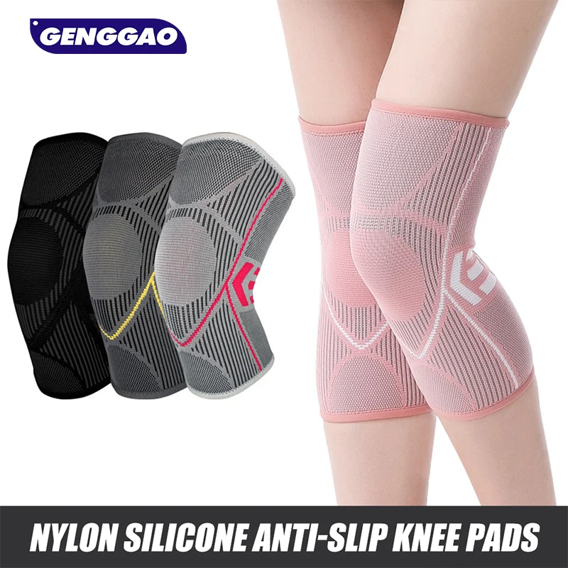 

1Pair Knee Compression Sleeve - Best Knee Brace for Knee Pain for Men & Women –Knee Support for Running,Basketball,Weightlifting