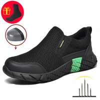 steel toe safety shoes for men women slip resistant safety work sneakers lightweight indestructible composite toe work shoes