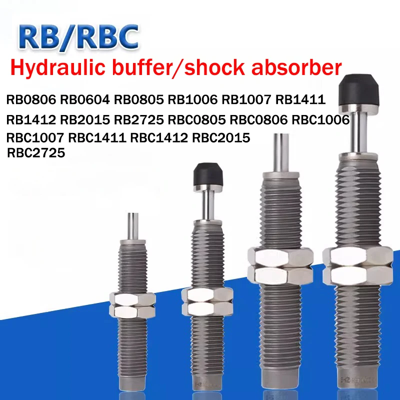 Фото Гидравлический буфер SMC, гидравлический демпфер, амортизатор RBC RB0806 1007 1412 1210 2015 RBC2725 №2