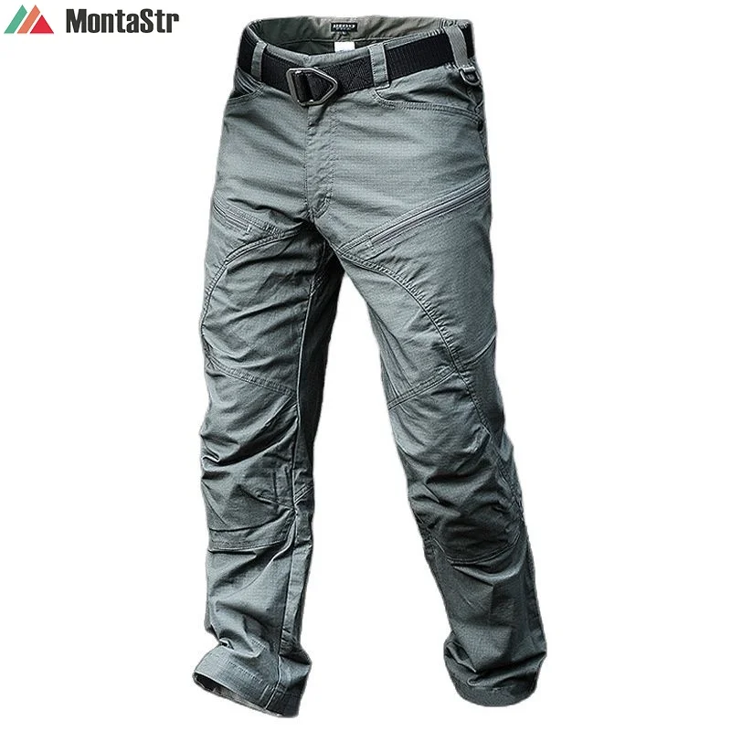 

Men Military Tactical Cargo Pants Black khaki Army Combat Pants SWAT Rip-Stop Trousers