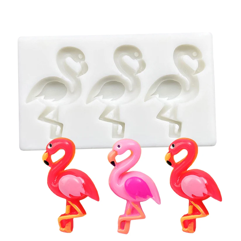 

Flamingo Silicone Cake Baking Mold Sugarcraft Chocolate Cupcake Resin Tools Fondant Cake Decorating Tools